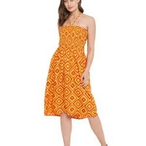 Gypsie Blu Orange Halter Dress NWT Size 3X